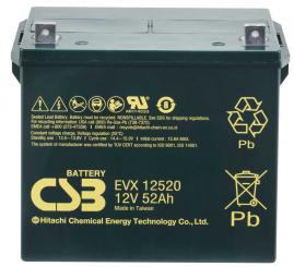 CSB Battery EVX12520 12V 52AH Blei-Akku (AGM) 