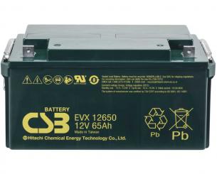CSB Battery EVX12650 12V 65AH Blei-Akku (AGM) 