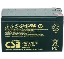 CSB Battery EVX1272 12V 7,2AH Blei-Akku (AGM), Longlife 