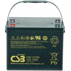 CSB Battery EVX12750 12V 75AH Blei-Akku AGM 