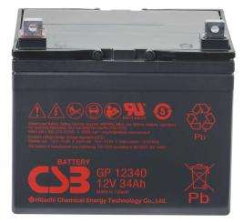 CSB Battery GP12340 12V 34AH Blei-Akku (AGM) 