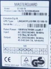 Ersatzakku für Masterguard Chloride Linear Plus EI 100-T und EI 100-19 