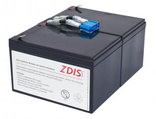 APC Smart UPS 700/1000/1500 & APC Back UPS Ersatzakku, baugleich RBC6 Akku - 2 Jahre Garantie 