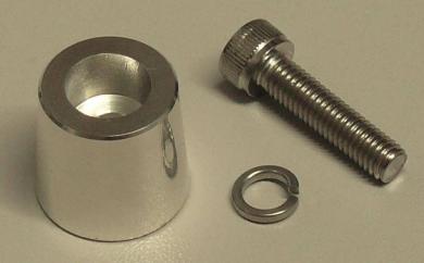 Poladapter für AGM Batterien, M5 Innengewinde Schraub- auf KFZ-Rundpol (2er Set) 