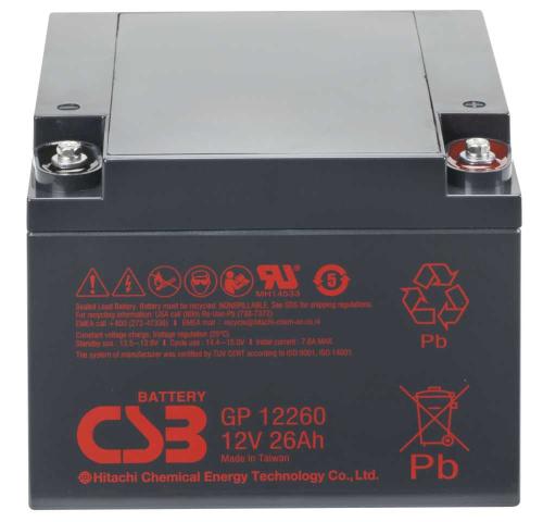 Artikelbild des Artikels “CSB Battery GP12260  12V 26AH Blei-Akku (AGM) “