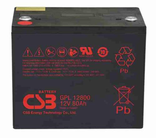 Artikelbild des Artikels “CSB Battery  GPL12800 12V 80AH Blei-Akku (AGM), Longlife “