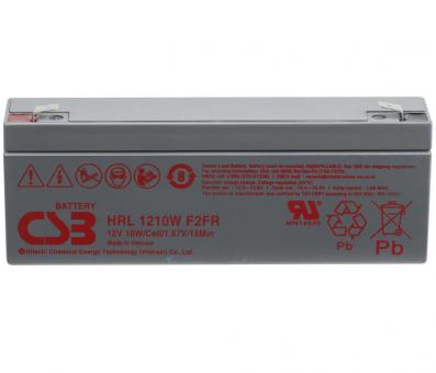 CSB Battery HRL1210WF2FR 12V 2,5AH Blei-Akku (AGM) 