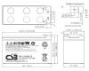 Artikelbild 2 des Artikels “CSB Battery HR1234WF2 12V 9 AH Blei-Akku (AGM) “