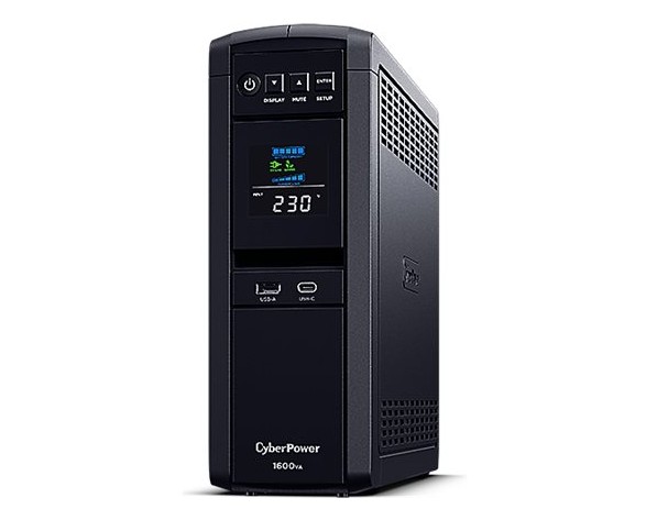 Artikelbild 1 des Artikels “CYBERPOWER UPS AC 220/230/240V 1000Watt 1600VA 1 x battery lead acid USB RS-232 output connectors 6 “