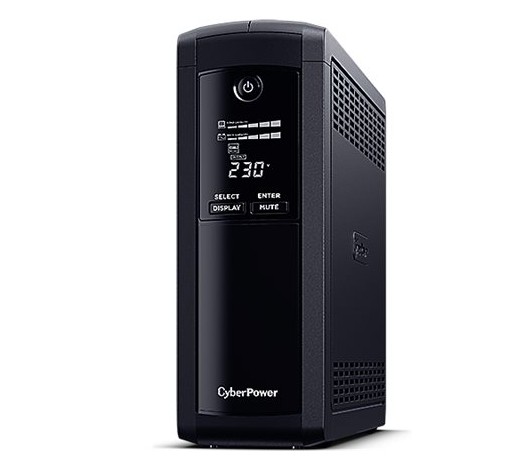 Artikelbild 1 des Artikels “CYBERPOWER Value Pro VP1600ELCD UPS AC 230V 960Watt 1600VA 1-phase 9Ah RS-232 USB output connectors 4 Black “