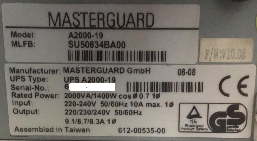 Artikelbild 2 des Artikels “Ersatzakku für Masterguard A2000-19 / BP A3000-19 oder A2000-T “