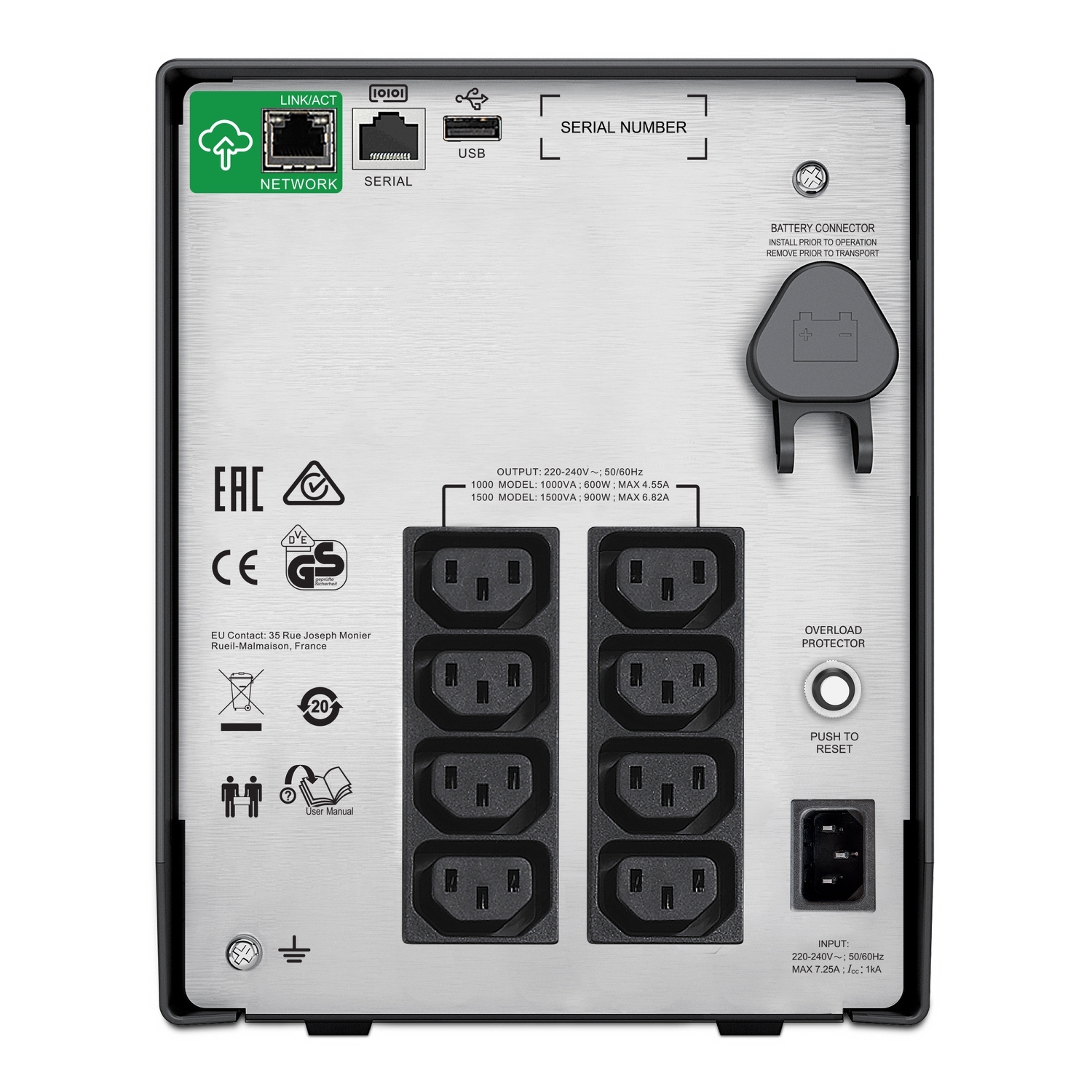 Artikelbild 2 des Artikels “APC Smart-UPS C 1500 VA, LCD, 230 V, mit SmartConnect (SMC1500IC) “