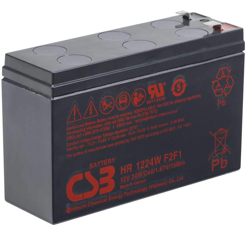 HR1224WF2F1 / HR 1224 W F2F1 : CSB Battery | ZDIS