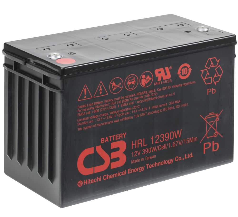 Artikelbild 3 des Artikels “CSB Battery HRL12390W 12V 97,5AH Blei-Akku (AGM) “